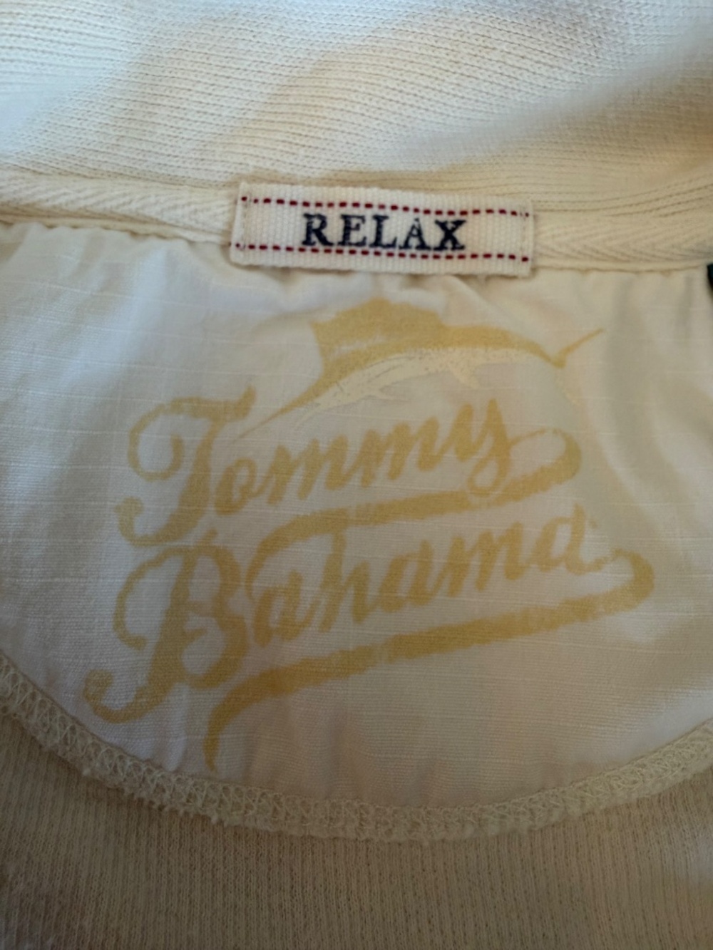 Tommy Bahama Men's Ivory Pullover Aruba Half Zip Knit Relax Fit, Size XL - Picture 9 of 15